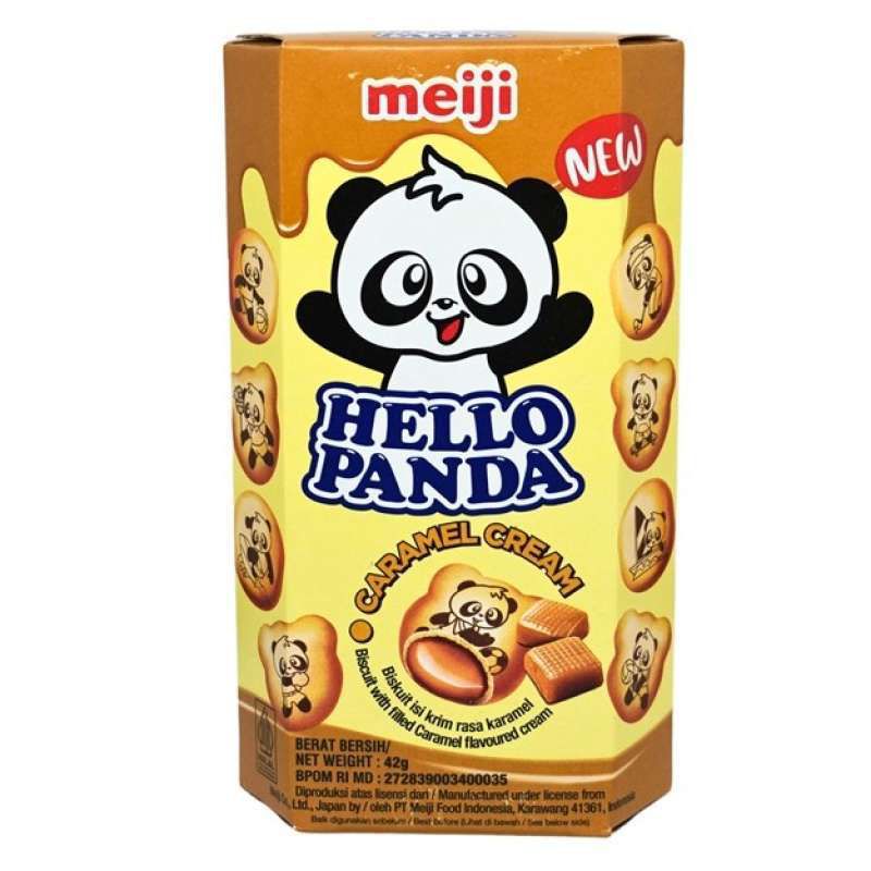 Meiji Hello Panda Caramel Cream 42Gr
