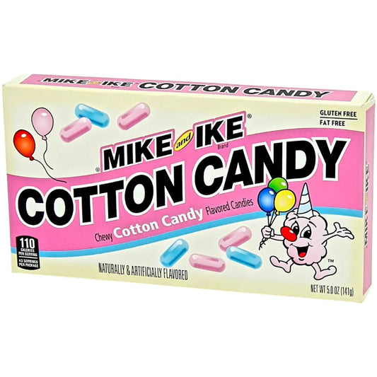 Mike and Ike Cotton Candy Chewy Flavored Candies 4.25oz