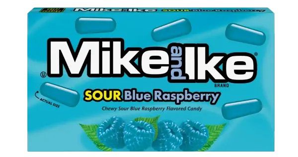 Mike And Ike Sour Blue Raspberry