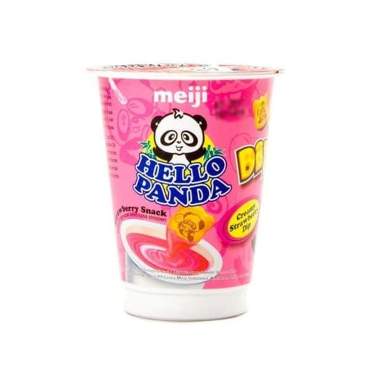 Meiji Hello Panda Dip Dip Strawberry 20Gr